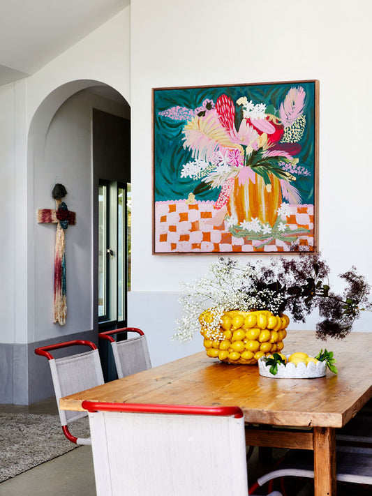 Gold Urn On A Table - Edition Print