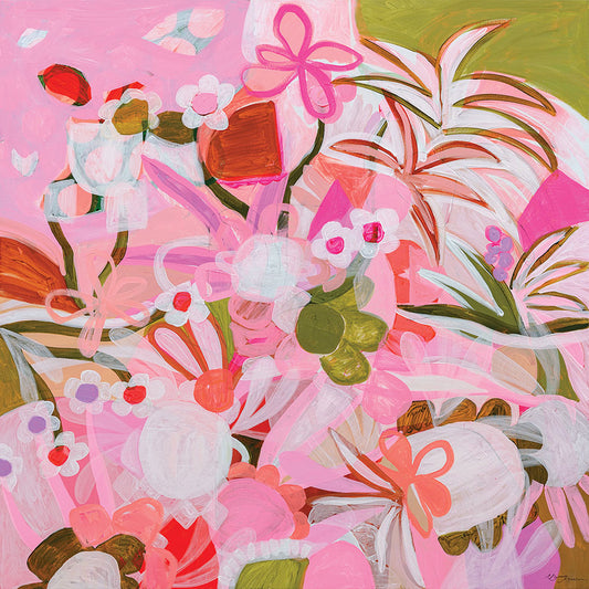 Intergalactic Landscape In Pink - Edition Print