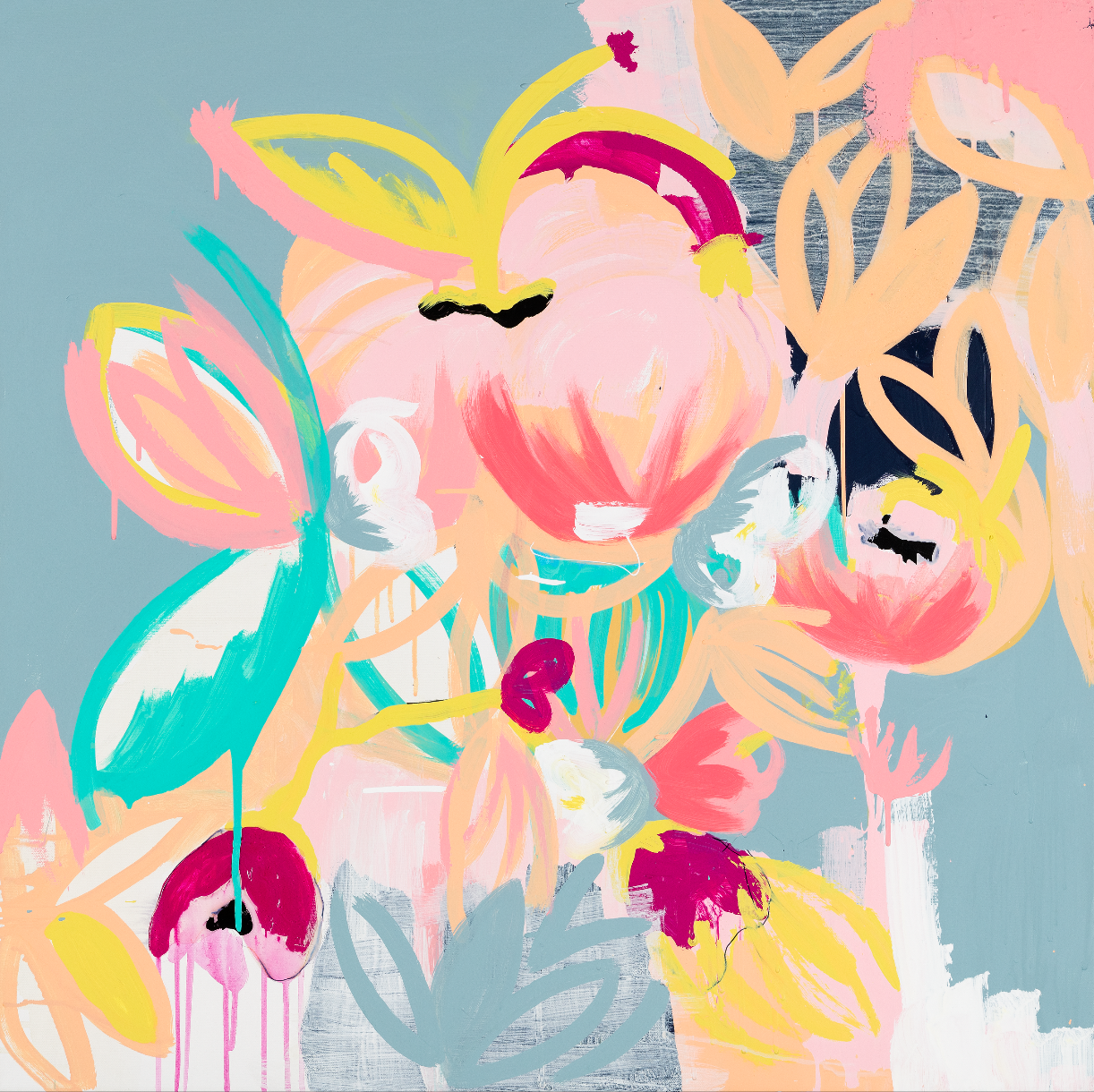 Peachy Keen + Mountain Stream - Edition Print