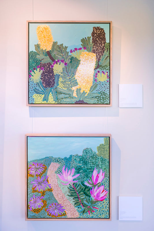 'Leucadendron & Agapanthus' 2020 - Original Artwork