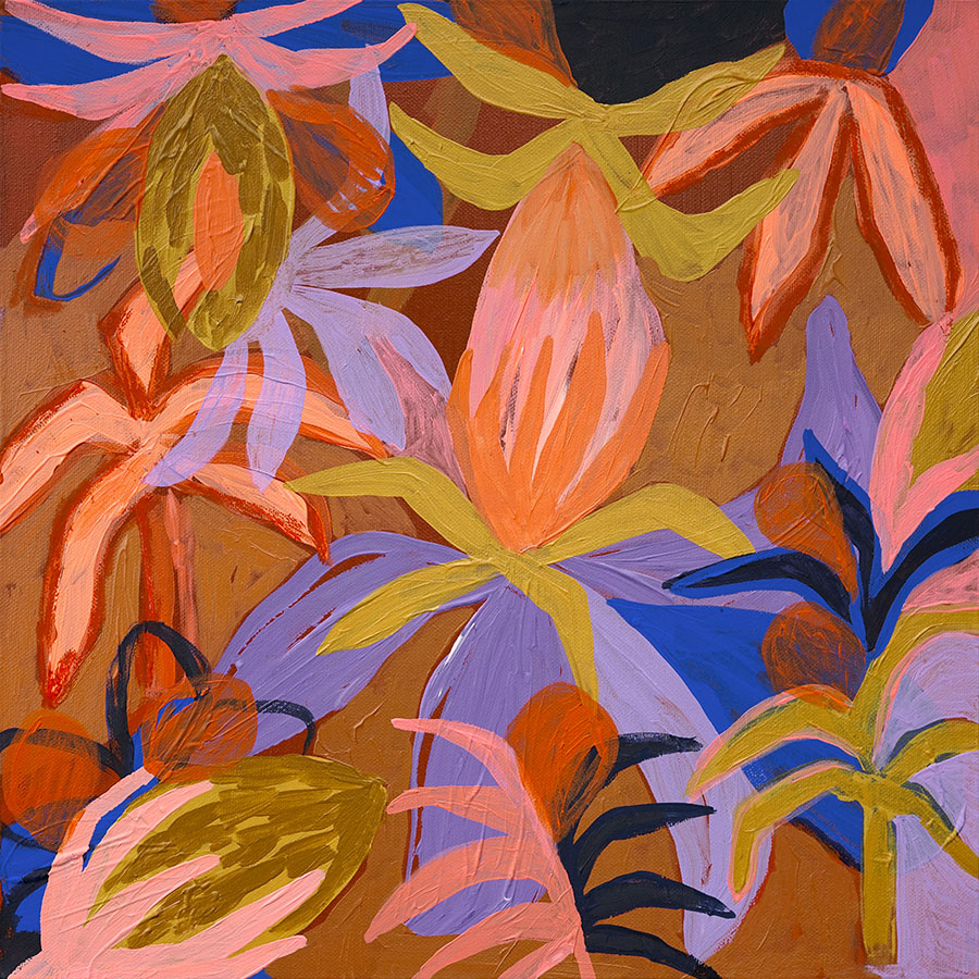 Peachy Protea - Edition Print