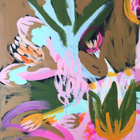 Neon Natives & Cow Hide - Original Artwork