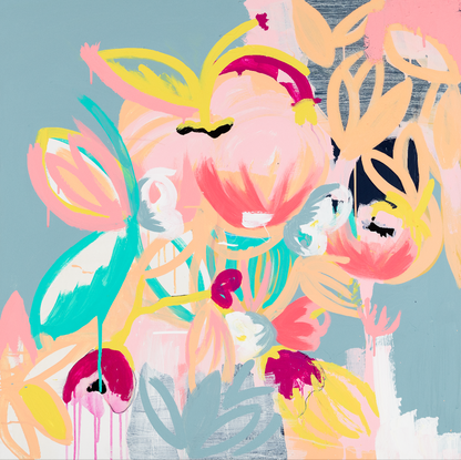 Peachy Keen + Mountain Stream - Edition Print